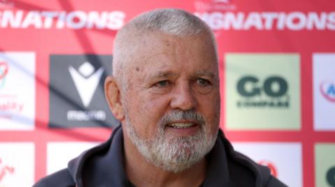 Warren Gatland at press conference