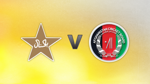 Pakistan v Afghanistan badge graphic