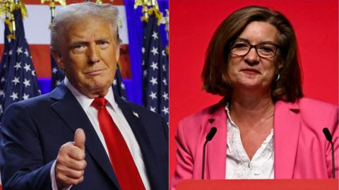 Donald Trump/Eluned Morgan