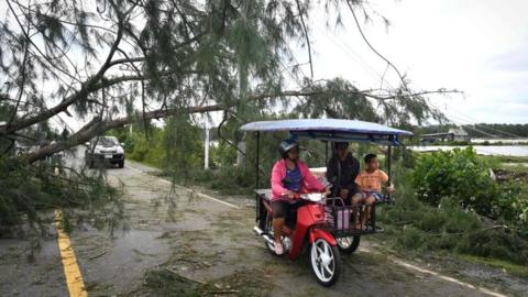 Thai storm aftermath in southern province of Nakhon Si Thammarat