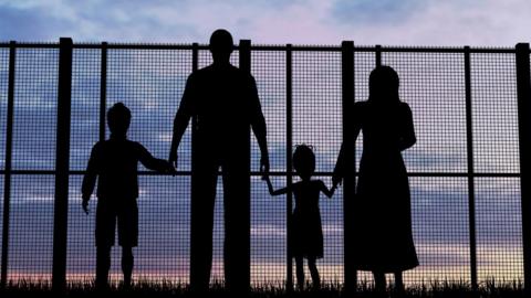 Family of asylum seekers