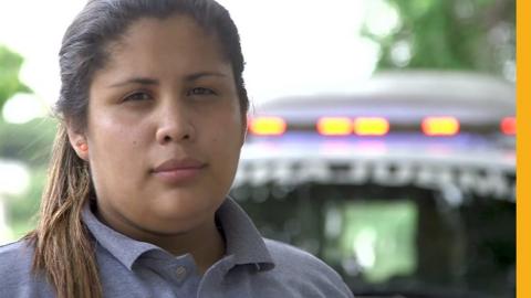 Michelle works as a paramedic in one of the world's most violent cities - the Venezuelan capital, Caracas. She was just 13 when she first volunteered as one.