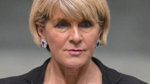 Julie Bishop, file picture