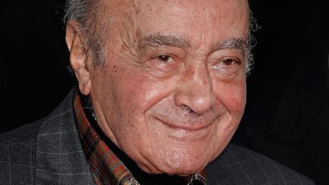 Mohamed Al Fayed attends the Royal Film Performance of Spectre in London, October 2015