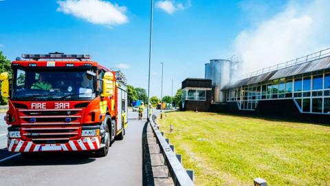 Fire at bakery in Northwich