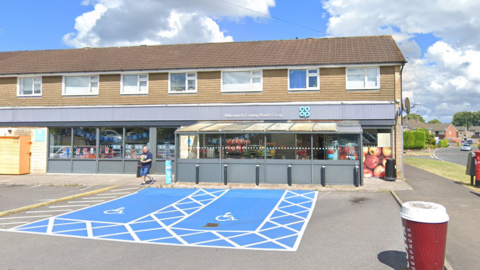 The entrance of the Co-op on Conway Road in Chippenham. 