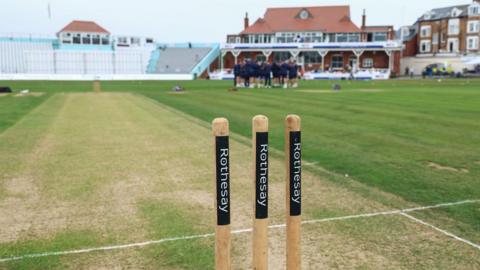 The wicket at Scarborough