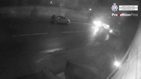 CCTV of crash