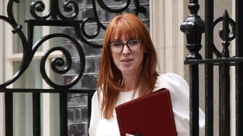 Housing Secretary Angela Rayner leaves 10 Downing Street