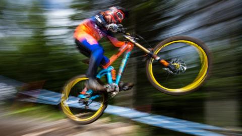 Fort William Mountain Bike World Cup rider