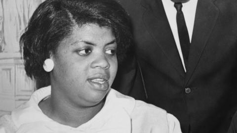 Linda Brown pictured in 1964