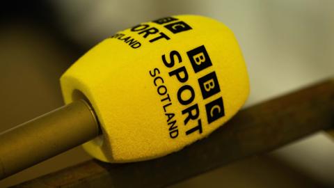BBC Sport Scotland microphone