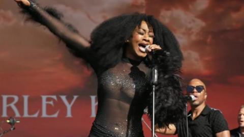 Beverley Knight performing at Godiva Festival 2024