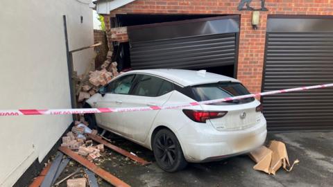 Car into garage