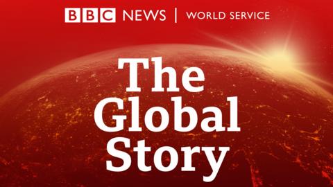 Logo for The Global Story podcast
