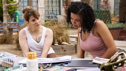 Dr Gabriele Fox (RUTH MADELEY); Bethany Krall (INDIA AMARTEIFIO) in The Rapture