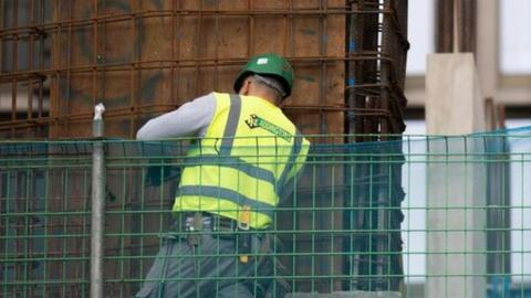 Construction worker in London