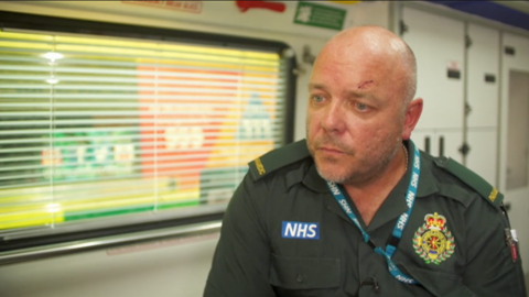 Nick Carson from West Midlands Ambulance Service