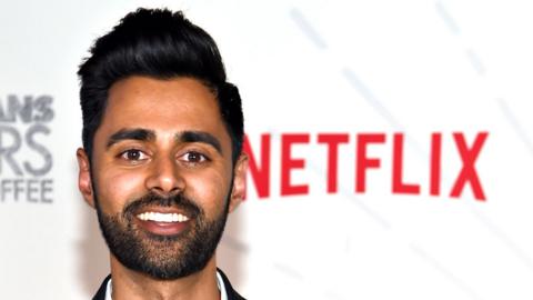 Comedian Hasan Minhaj at Classic Car Club Manhattan on June 25, 2018