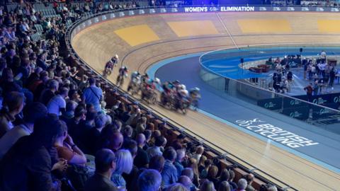 The velodrome at the Lee Valley VeloPark