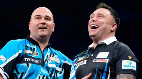 Rob Cross and Gerwyn Price