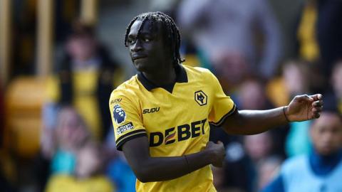 Wolves' Mateus Mane in action