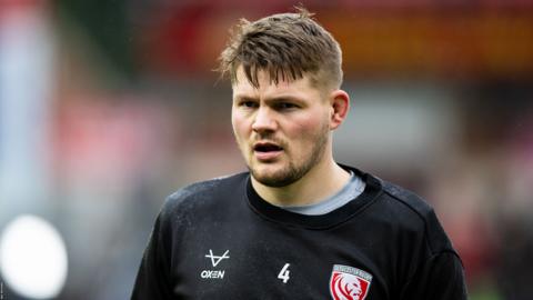 Freddie Clarke during a pre-match warm-up last season