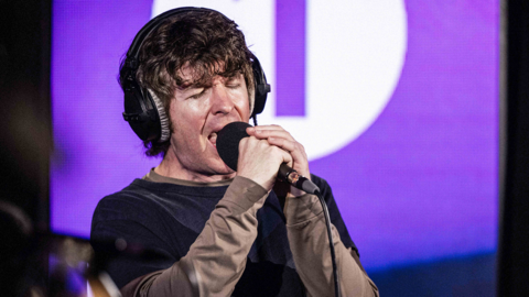 Brendan Yates performing in the Live Lounge