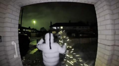 A tree was stolen from a front garden in Loughborough