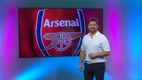 Ricky on the Newsround set