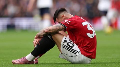 Manchester United striker Benjamin Sesko