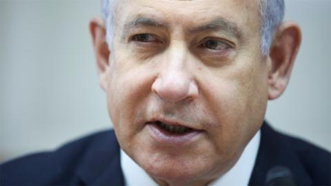 File photo of Israeli Prime Minister Benjamin Netanyahu (30 June 2019)