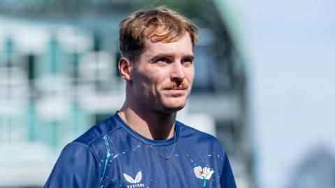 Yorkshire medium pace bowler Ben Cliff