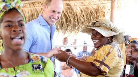 Prince William dancing