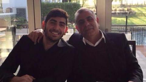 Ali Adeeba (left) and his father, Adeeb Sami