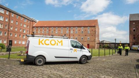 A KCOM van