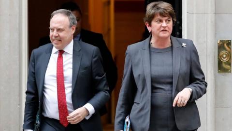 Nigel Dodds and Arlene Foster