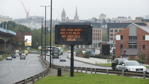 Information board in Sheffield