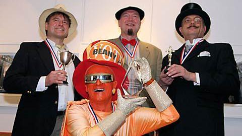 Captain Beany after being crowned British Greatest Eccentric by The Eccentric Club in 2009