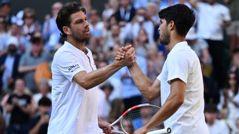 Cameron Norrie and Carlos Alcaraz