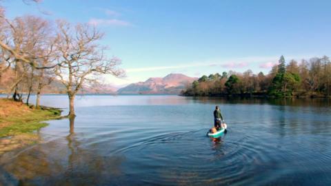 Coinneach MacFhraing air Loch Laomainn
