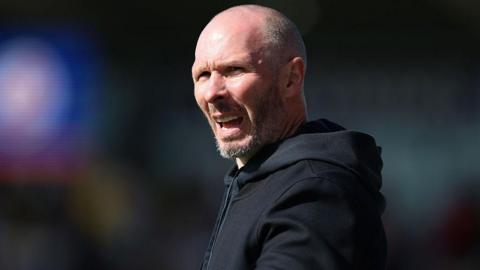 Shrewbury Town head coach Michael Appleton