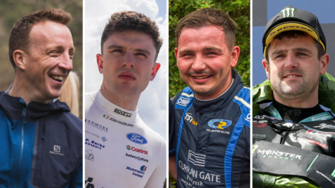 Kris Meeke, Josh McErlean, Callum Devine and Michael Dunlop