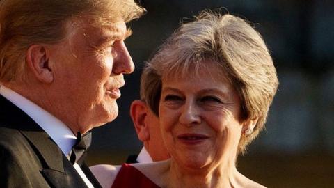 Trump and May