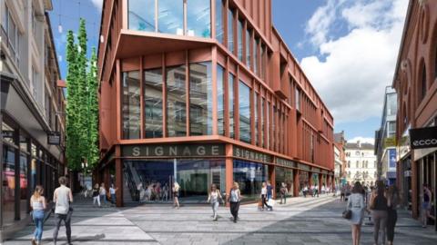 Proposed development of BHS store