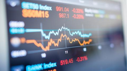 Financial markets graph