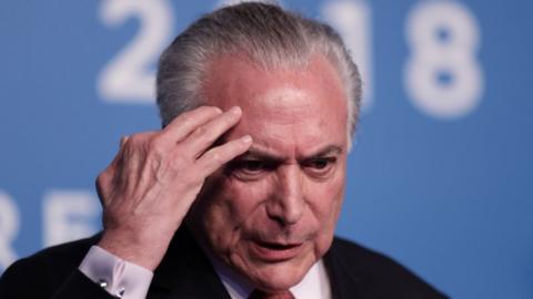 Michel Temer at a G20 press conference in November