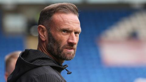 Blackpool boss Ian Evatt