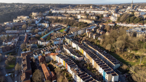 Aerial view of Bristol