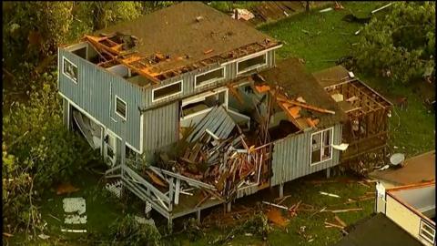 Tornado damage